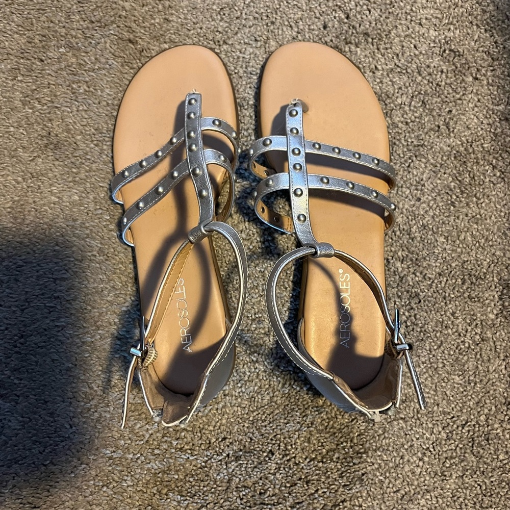 Aerosoles Silver Sandals